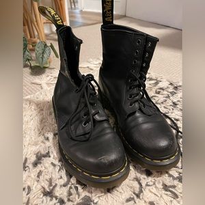 Dr. Martens 1460 Nappa Leather Boots, Size 8